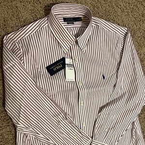 NWT Polo Ralph Lauren Button Up Men L